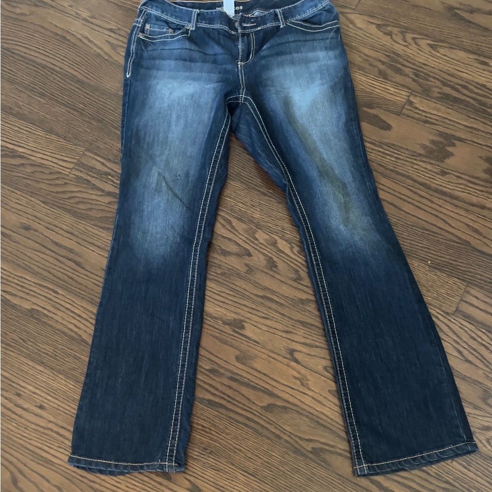 Maurices Dark Blue Boot Cut Jeans